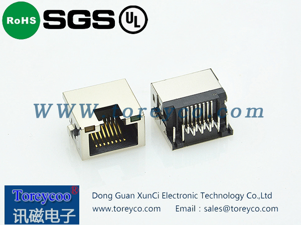 RJ45沉板4.3帶燈無彈全包