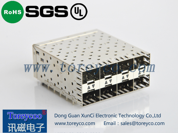 SFP光纖連接器2×4